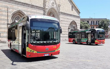 远征西西里岛 比亚迪纯电动巴士“出海